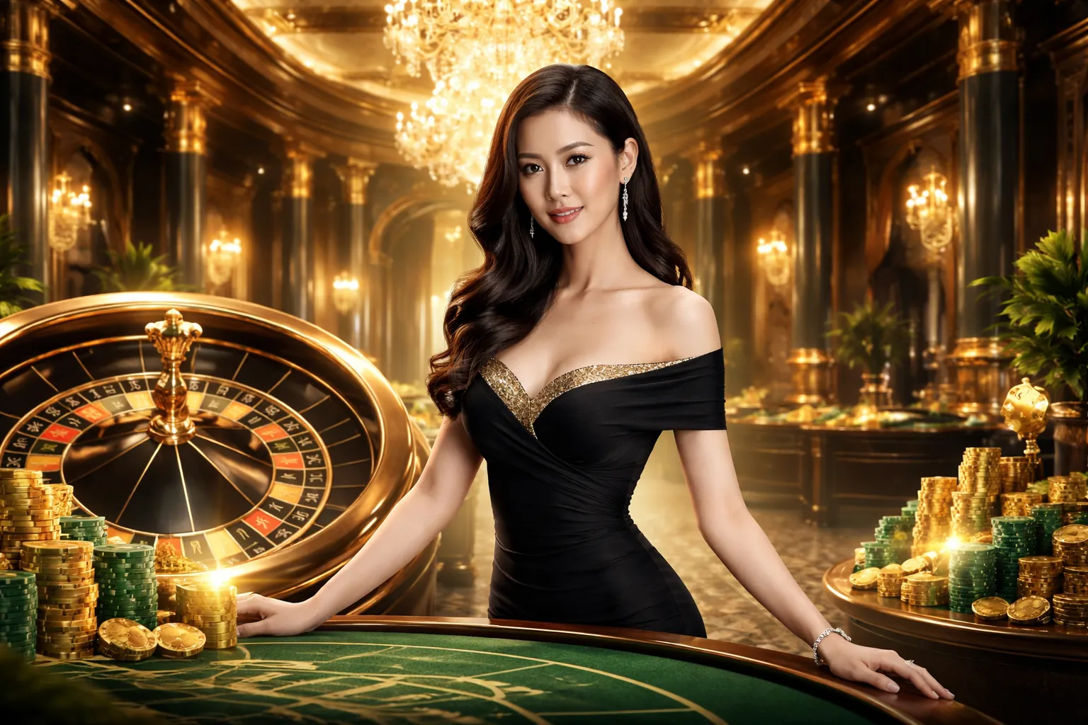 Biểu tượng nổ hũ với nhiều tiền vàng và đèn sáng, thể hiện niềm vui chiến thắng jackpot tại 69vin cổng game